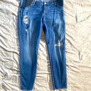 Maternity Distressed jeans